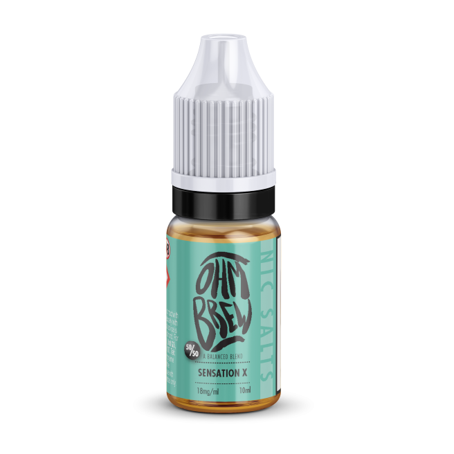 Ohm Brew Sensation X 50/50 Nic Salt E-Liquid