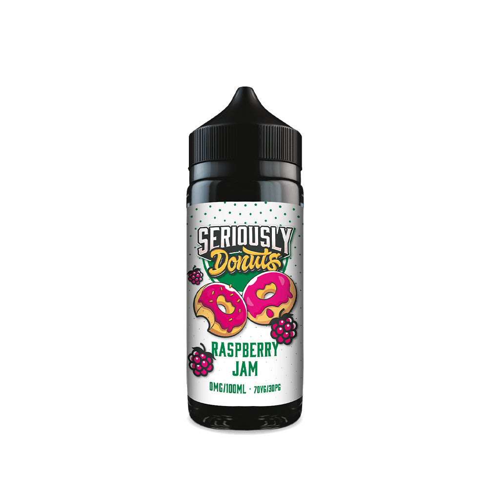 Doozy Vape Co Seriously Donuts Raspberry Jam 100ml Shortfill E-Liquid