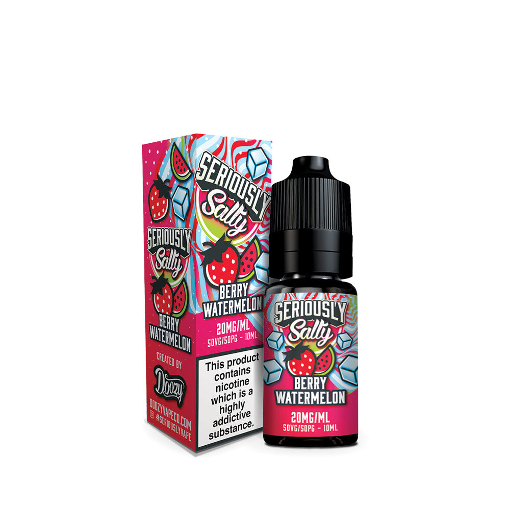 Doozy Vape Co Seriously Salty Berry Watermelon Nic Salt E-Liquid