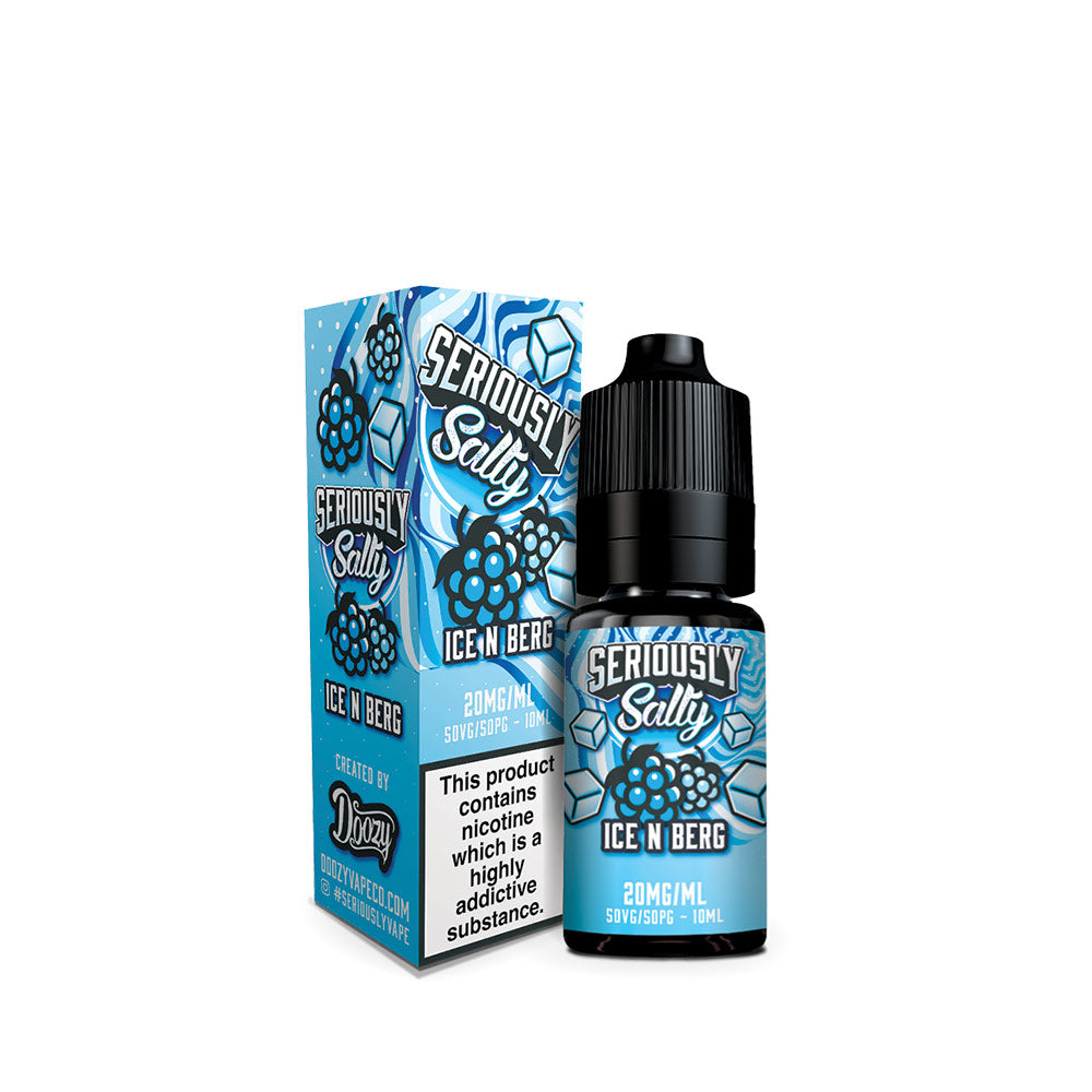 Doozy Vape Co Seriously Salty Ice N Berg Nic Salt E-Liquid