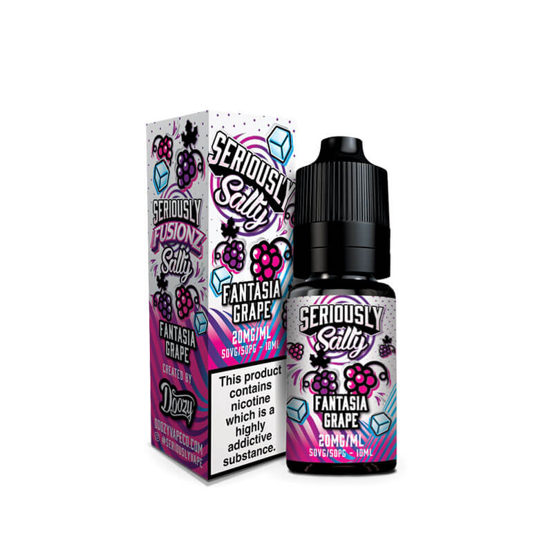 Doozy Vape Co Seriously Fusionz Salty Fantasia Grape 10ml Nic Salt E-Liquid