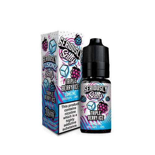 Doozy Vape Co Seriously Fusionz Salty Triple Berry Ice 10ml Nic Salt E-Liquid