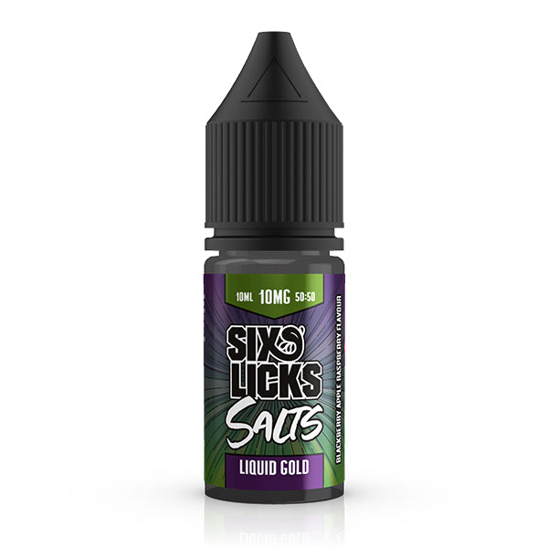 Six Licks Liquid Gold Nic Salts E-Liquid