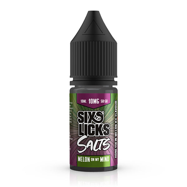 Six Licks Melon on my Mind Nic Salts E-Liquid