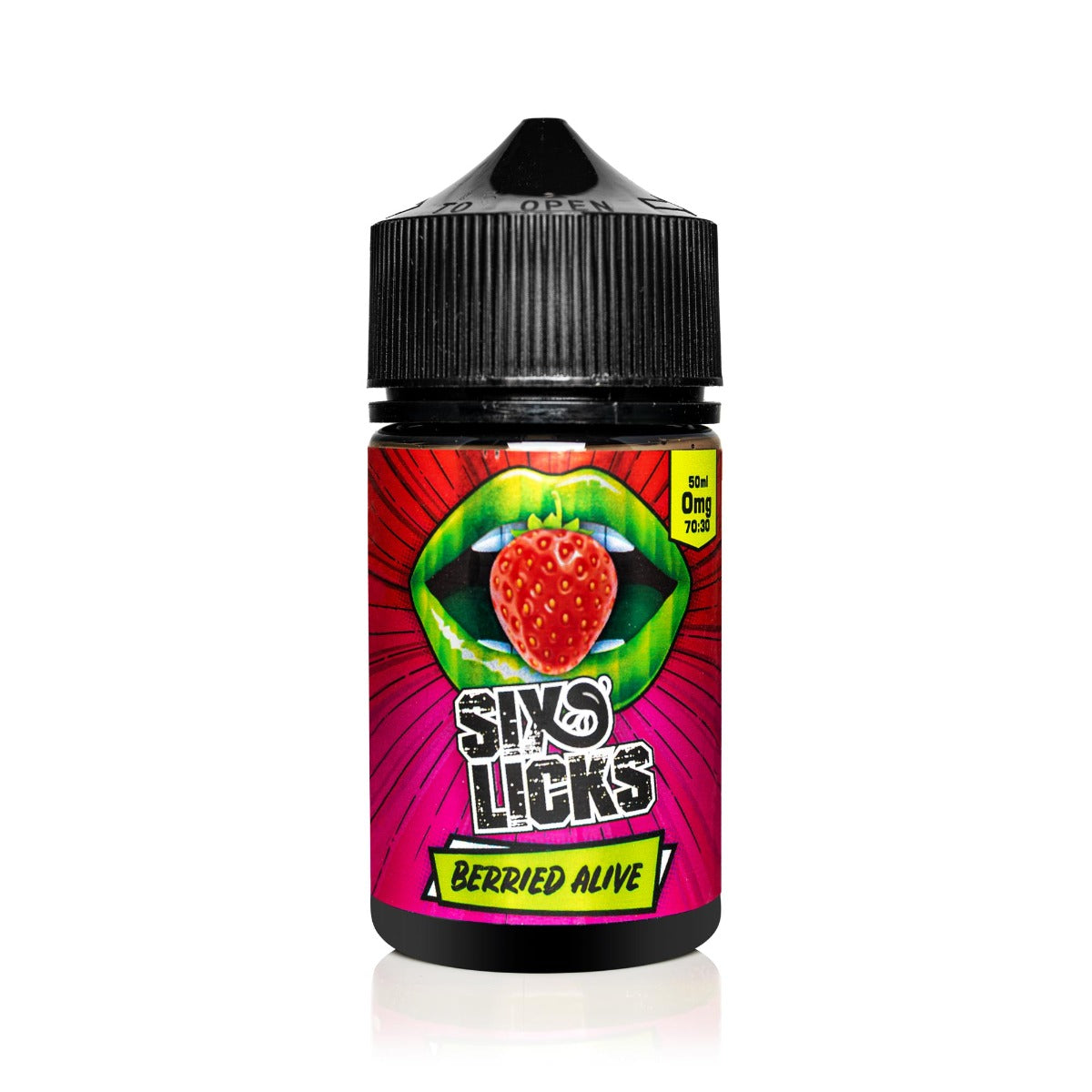 Six Licks Berried Alive Shortfill E-Liquid