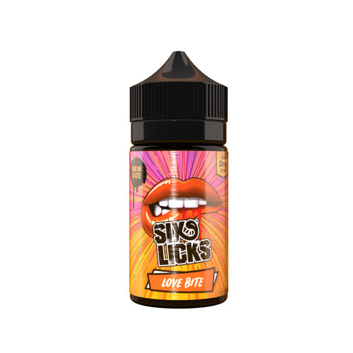 Six Licks Love Bite Shortfill E-Liquid