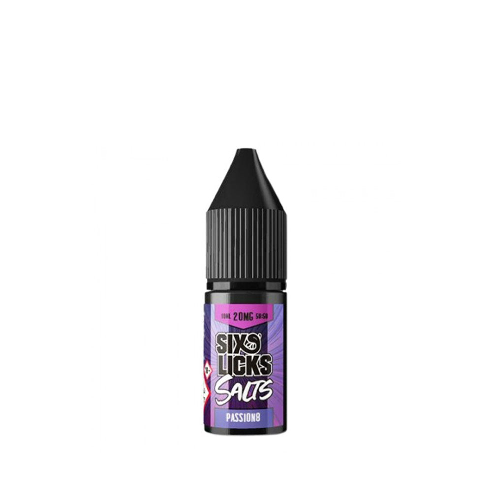 Six Licks Passion8 Nic Salts E-Liquid