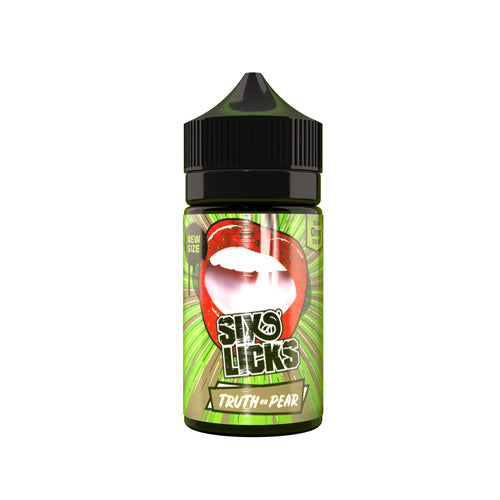 Six Licks Truth or Pear Shortfill E-Liquid