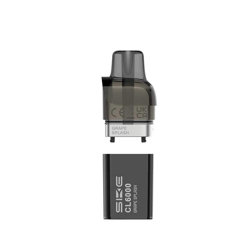 SKE Crystal CL6000 Grapesplash Prefilled Vape Pod - 20mg