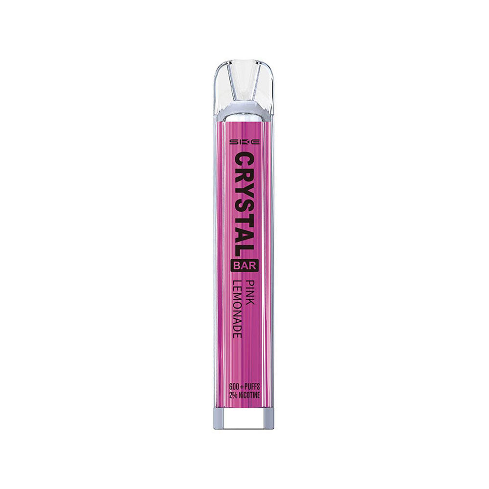 SKE Crystal Bar 600 Pink Lemonade Disposable Vape 20mg