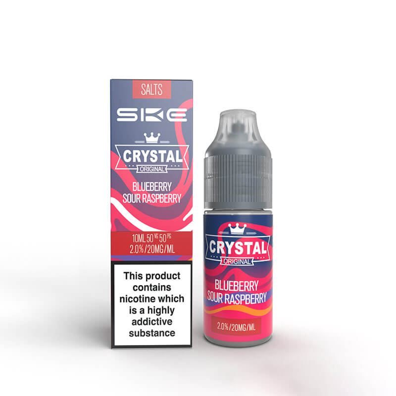 SKE Crystal Blueberry Sour Raspberry Nic Salt 10ml E-Liquid