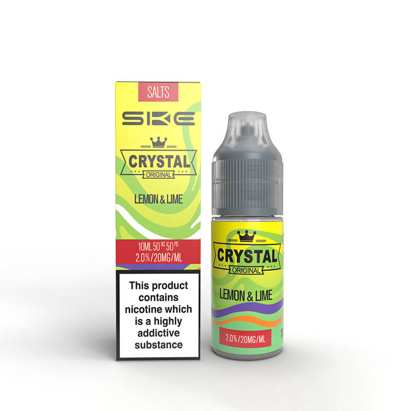 SKE Crystal Lemon & Lime Nic Salt 10ml E-Liquid