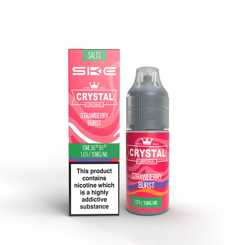 SKE Crystal Strawberry Burst Nic Salt 10ml E-Liquid