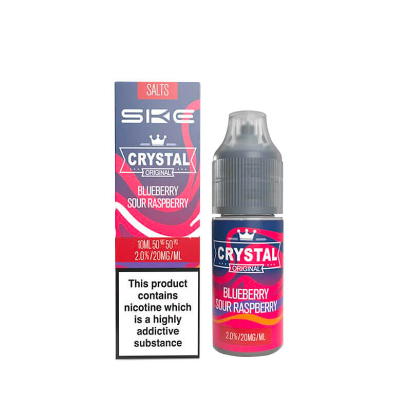 SKE Crystal Blueberry Sour Raspberry Nic Salt 10ml E-Liquid