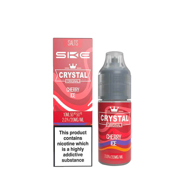 SKE Crystal Cherry Ice Nic Salt 10ml E-Liquid