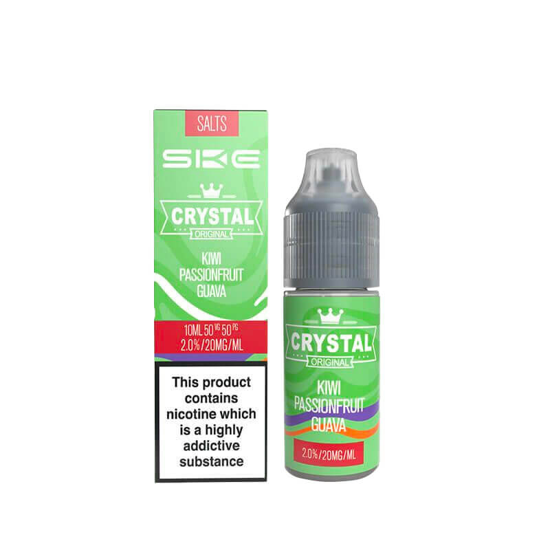 SKE Crystal Kiwi Passionfruit Guava Nic Salt 10ml E-Liquid