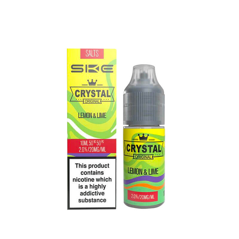 SKE Crystal Lemon & Lime Nic Salt 10ml E-Liquid