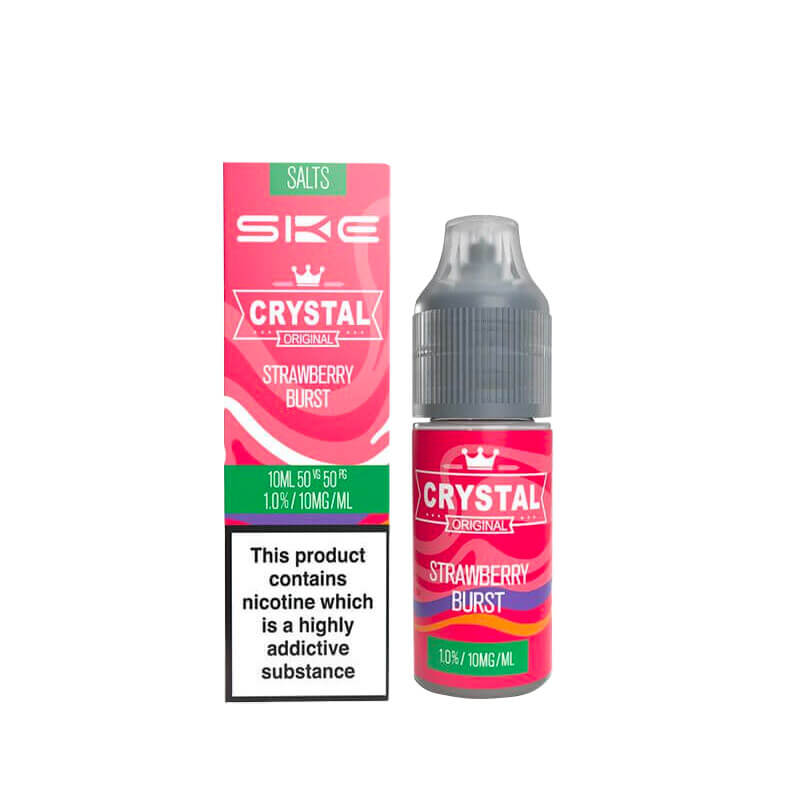 SKE Crystal Strawberry Burst Nic Salt 10ml E-Liquid