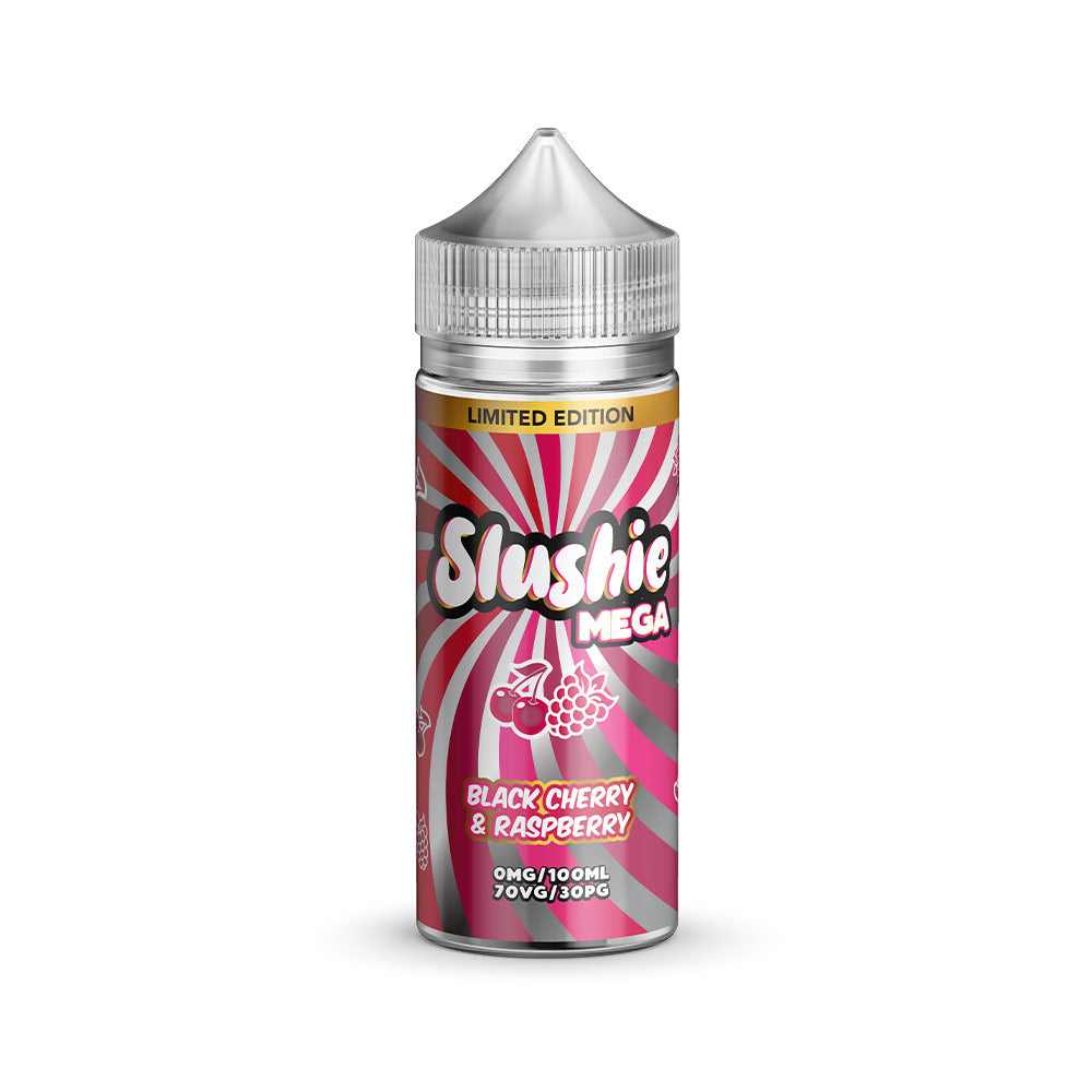 Slushie Mega Black Cherry & Raspberry 100ml Shortfill E-Liquid