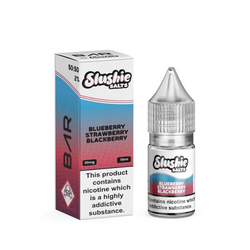 Slushie Bar Salts Blueberry Strawberry Blackberry 10ml E-Liquid