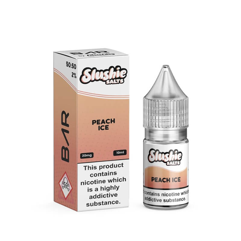 Slushie Bar Salts Peach Ice 10ml E-Liquid