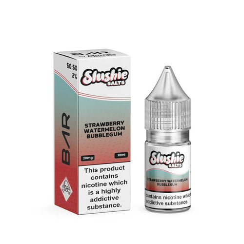 Slushie Bar Salts Strawberry Watermelon Bubblegum 10ml E-Liquid