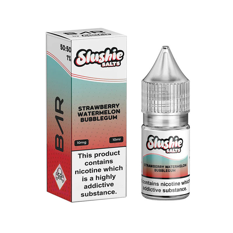 Slushie Bar Salts Strawberry Watermelon Bubblegum 10ml E-Liquid