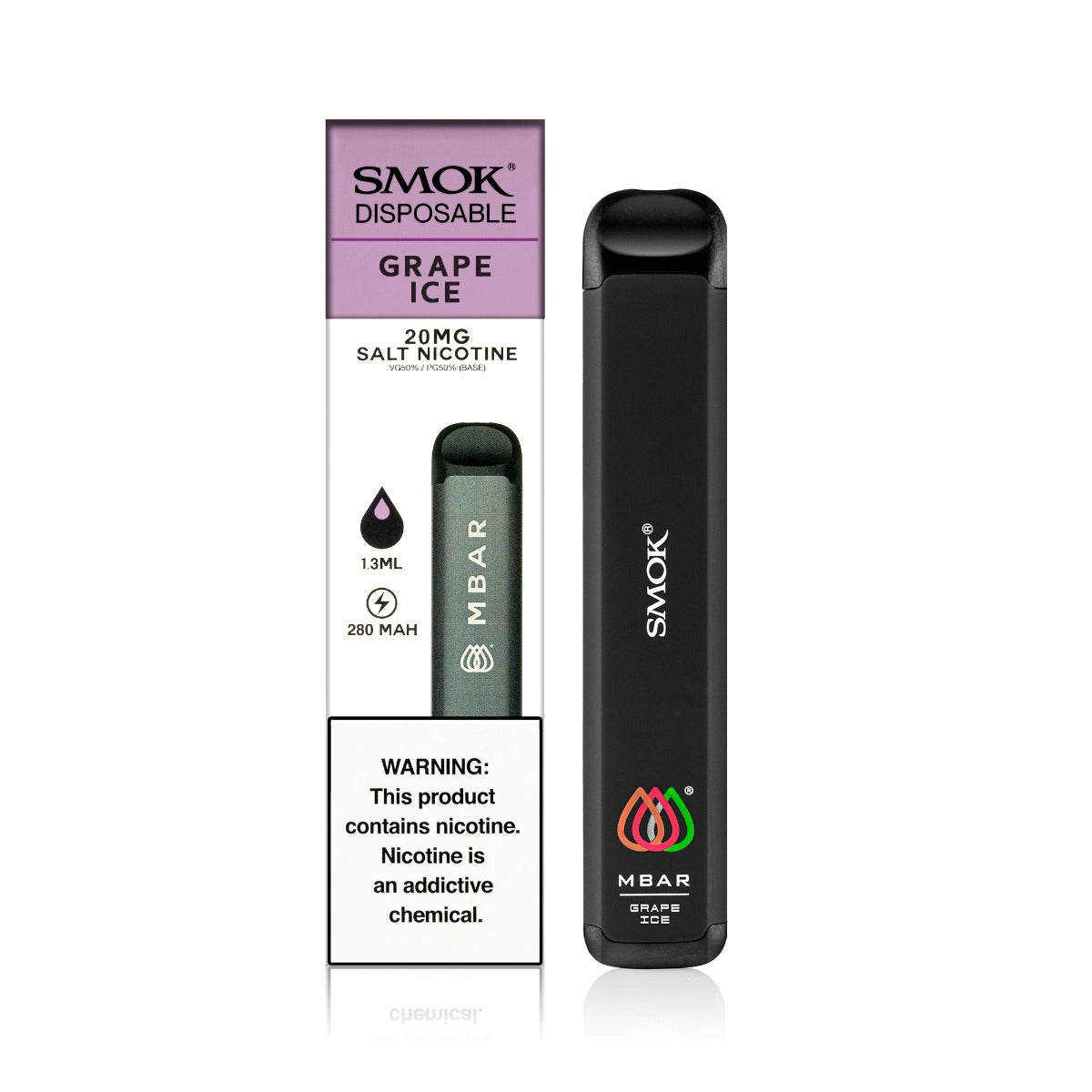 SMOK MBar Grape Ice Disposable 1.3ml 20mg