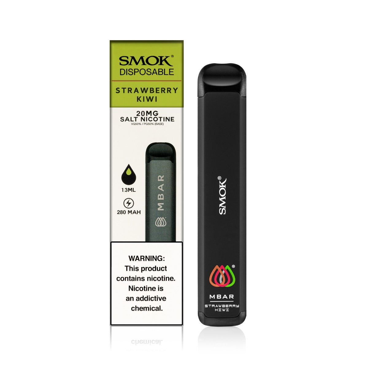 SMOK MBar Strawberry Kiwi Disposable 1.3ml 20mg