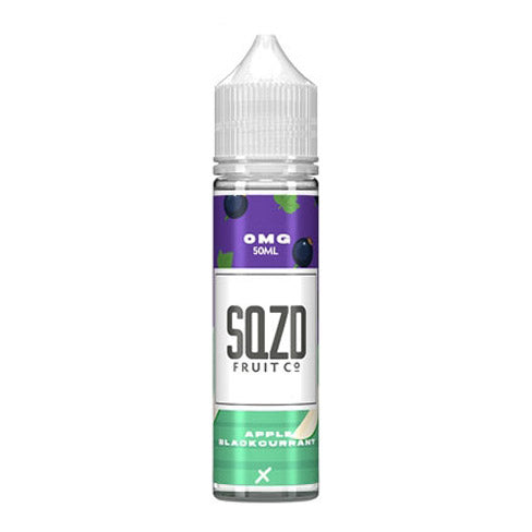 SQZD Apple Blackcurrant Shortfill E-Liquid