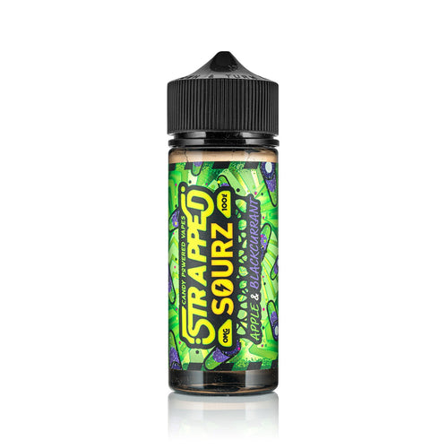 Strapped Sourz Apple & Blackcurrant 100ml Shortfill E-Liquid