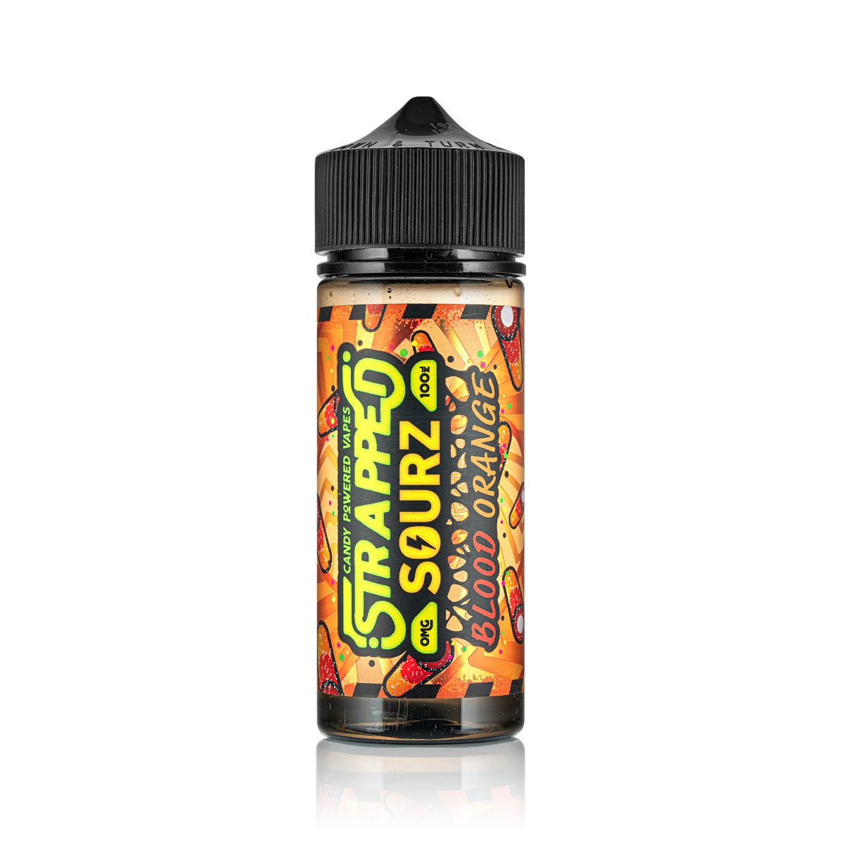 Strapped Sourz Blood Orange 100ml Shortfill E-Liquid