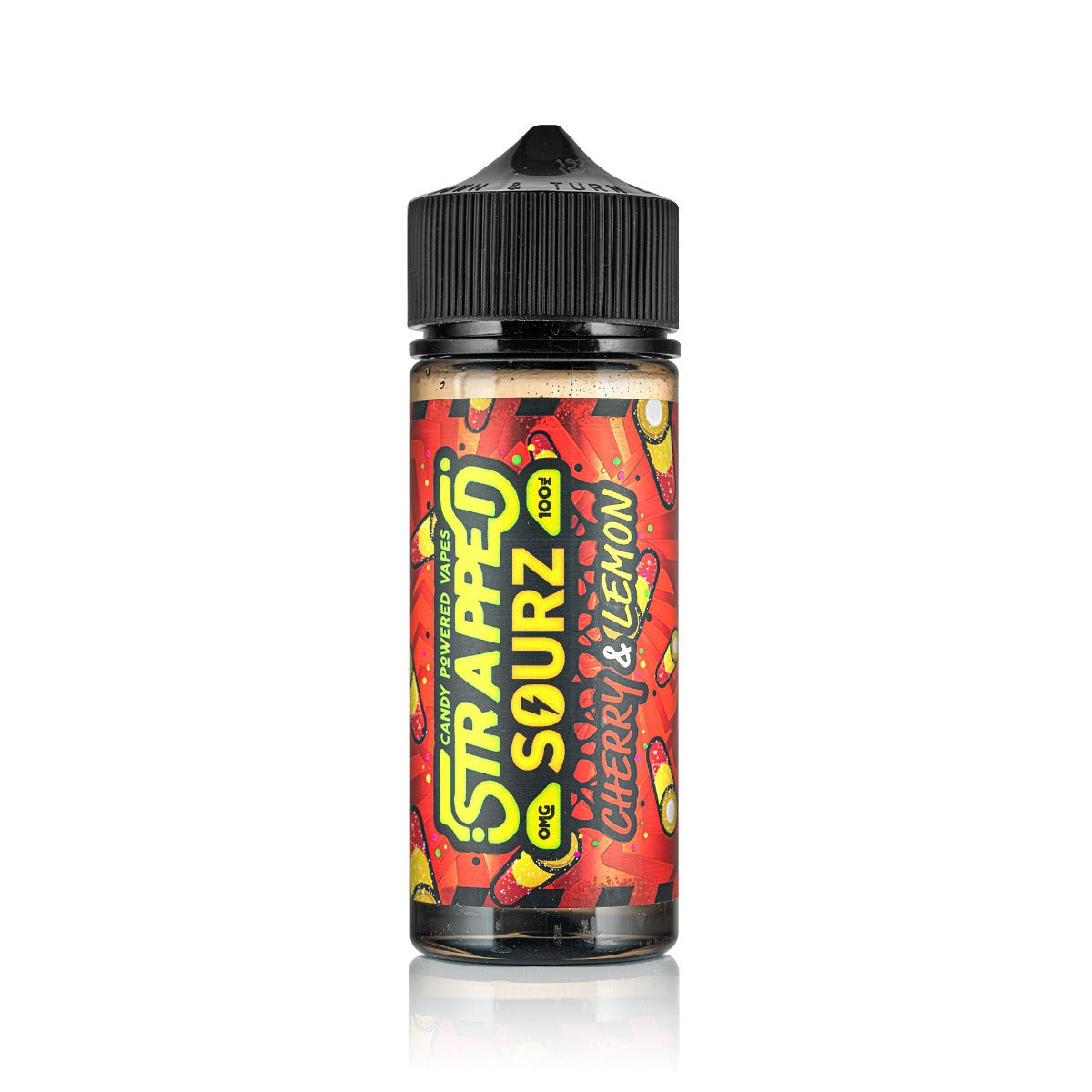 Strapped Sourz Cherry & Lemon 100ml Shortfill E-Liquid