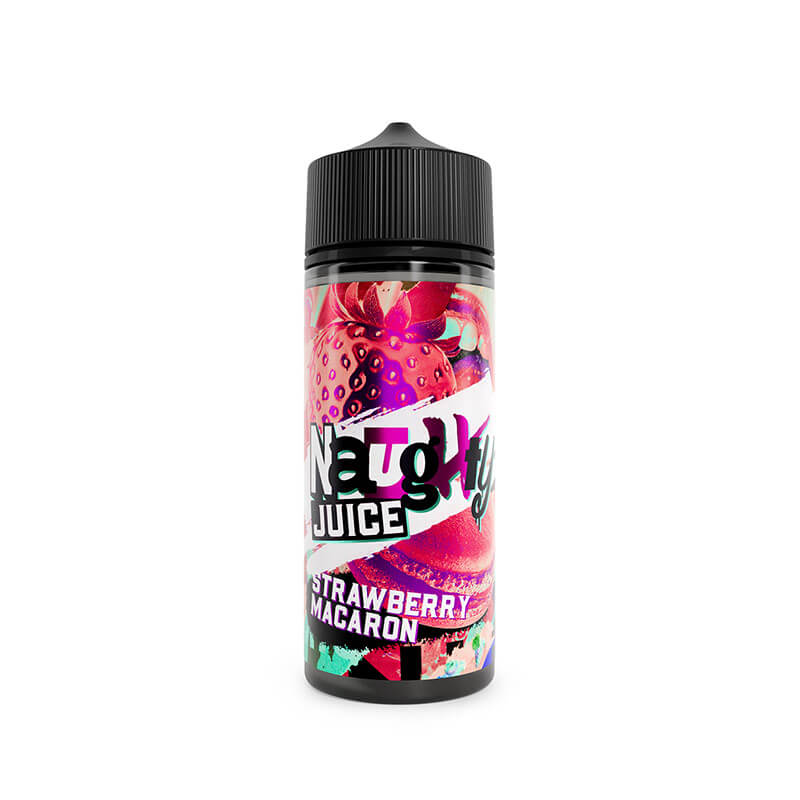 Naughty Juice Strawberry Macaron Shortfill 100ml E-Liquid