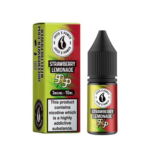 Juice N Power Strawberry Lemonade 50/50 E-Liquid