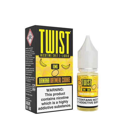 Twist Banana Oatmeal Cookie 10ml Nic Salt E-Liquid