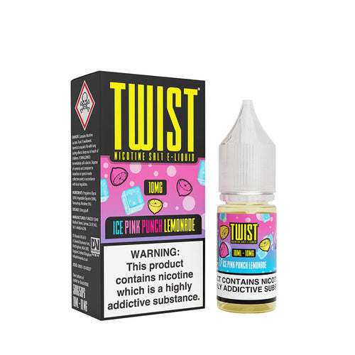 Twist Ice Pink Punch Lemonade 10ml Nic Salt E-Liquid