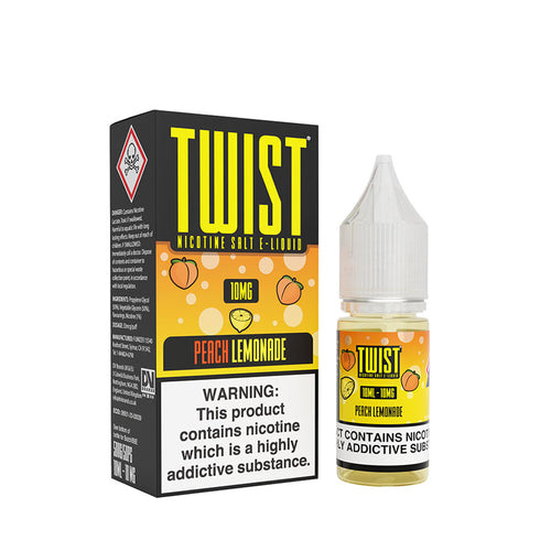 Twist Peach Lemonade 10ml Nic Salt E-Liquid