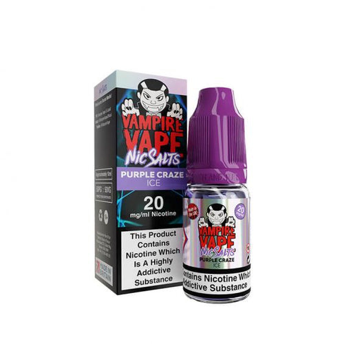 Vampire Vape Purple Craze Ice 10ml Nic Salt E-Liquid