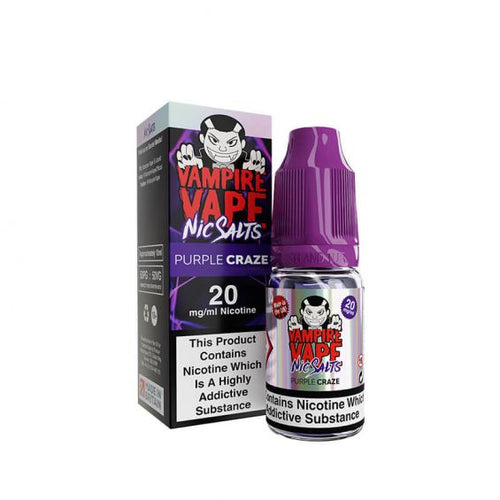 Vampire Vape Purple Craze 10ml Nic Salt E-Liquid