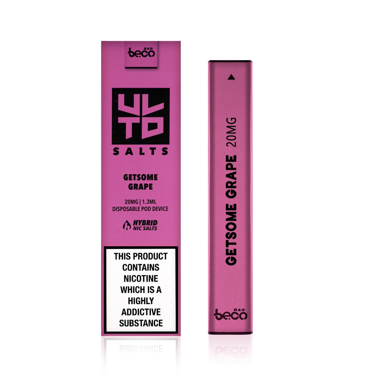 ULTD Salts Beco Bar Getsome Grape 1.3ml 20mg