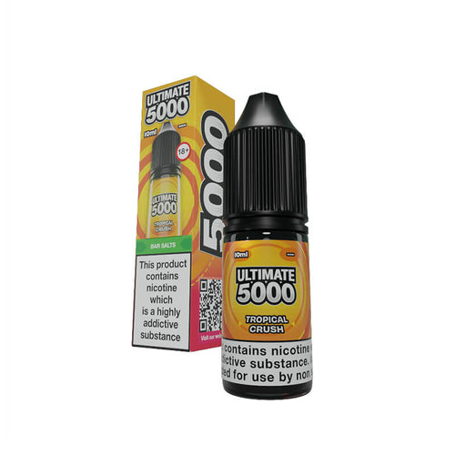 Ultimate 5000 Bar Salt Sour Tropical Crush 10ml E-Liquid By Ultimate Juice