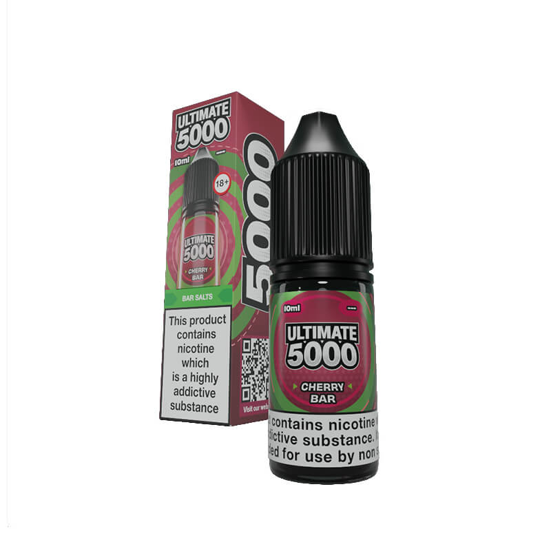 Ultimate 5000 Bar Salt Cherry Bar 10ml E-Liquid By Ultimate Juice