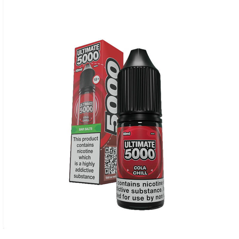 Ultimate 5000 Bar Salt Cola Chill 10ml E-Liquid By Ultimate Juice