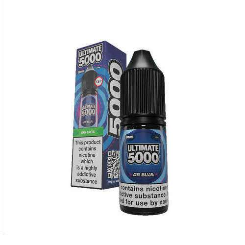 Ultimate 5000 Bar Salt Dr Blue 10ml E-Liquid By Ultimate Juice