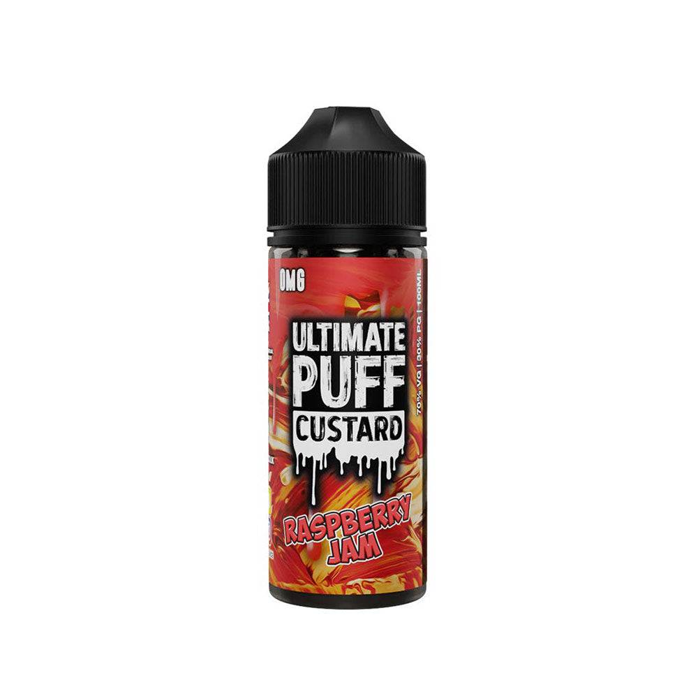 Ultimate Puff Custard Raspberry Jam Shortfill 100ml E-Liquid