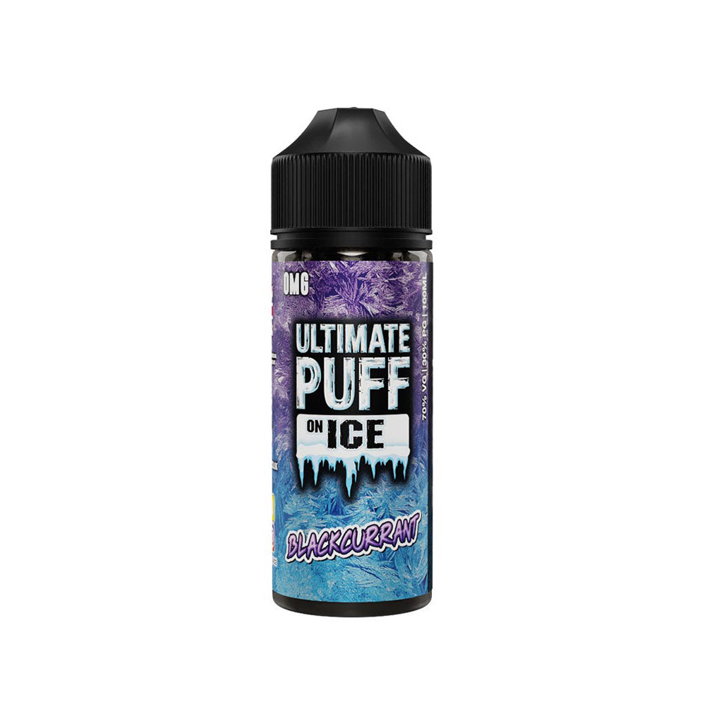 Ultimate Puff On Ice Blackcurrant Shortfill 100ml E-Liquid