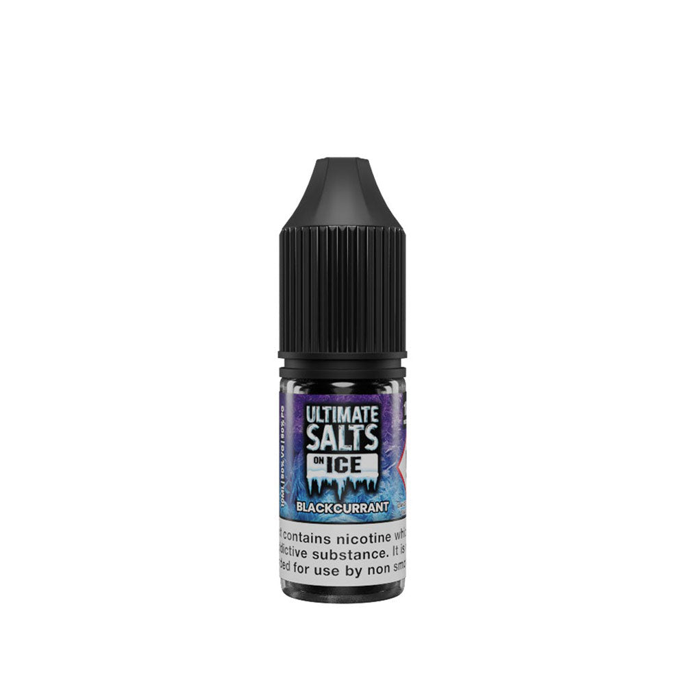Ultimate Salts On Ice Blackcurrant 10ml Nic Salt E-Liquid