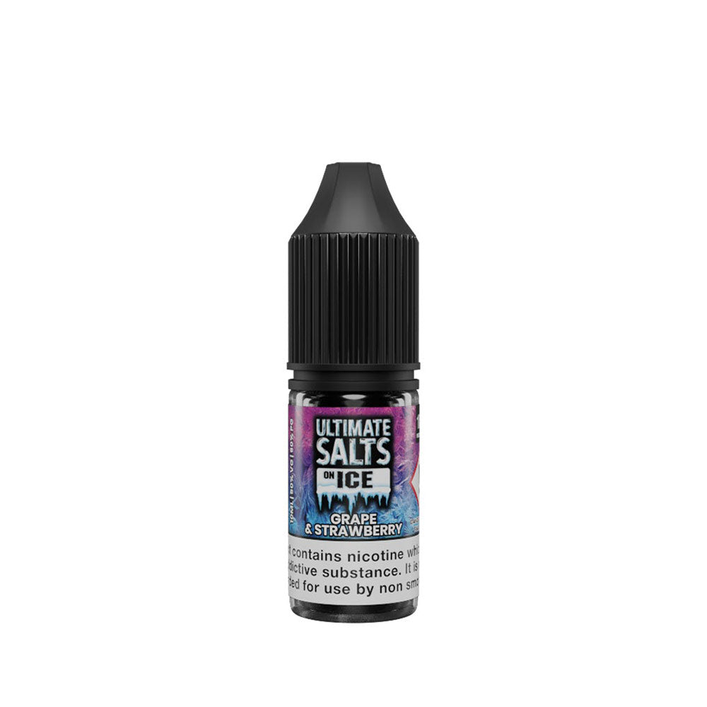 Ultimate Salts On Ice Grape & Strawberry 10ml Nic Salt E-Liquid