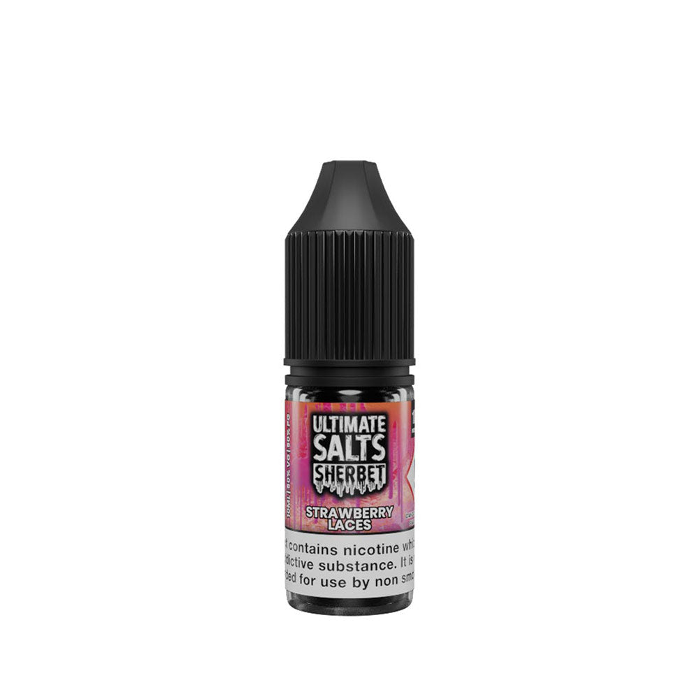 Ultimate Salts Sherbet Strawberry laces 10ml Nic Salt E-Liquid